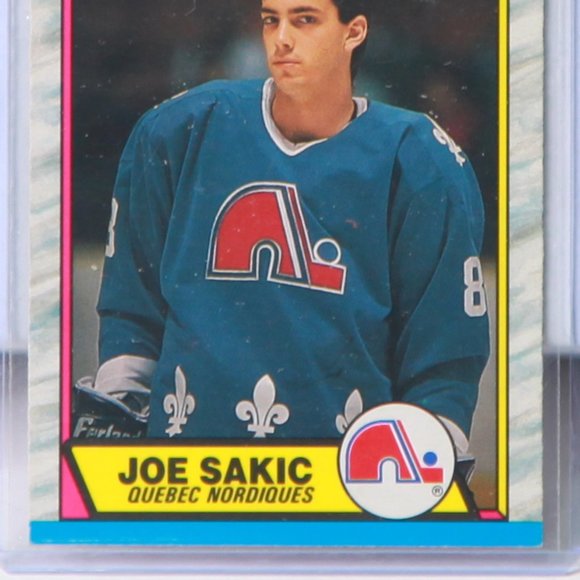 Joe Sakic Quebec Nordiques O-Pee-Chee Rookie Card #113 - Picture 4 of 4